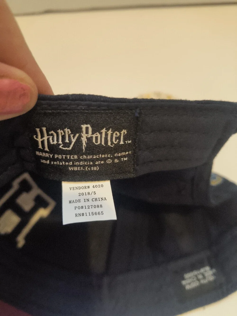 NWT Harry Potter Hogwarts Youth Embroidered Hat Cap